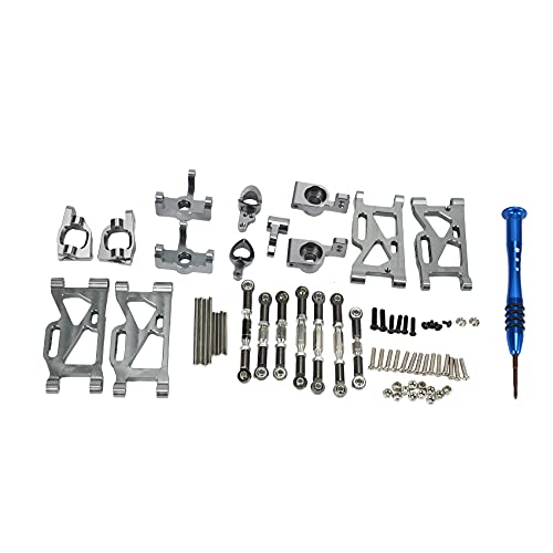 Rheross für 1:14 144001 RC Auto Upgrade Teile Metall Lenkungs Schwenk Arm Basis C Servo Zug Stange für Rad Nabe, von Rheross