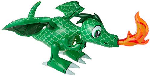 Inflatable 30-Inch Dragon - Colors may vary (Red or Green) by Rhode Island Novelty von Rhode Island Novelty