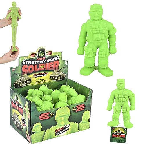 Rhode Island Novelty 15,2 cm dehnbarer Sandspielzeug-Soldat von Rhode Island Novelty