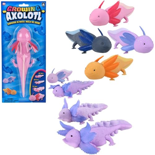 Rhode Island Novelty 22,9 cm wachsender Axolotl (1 pro Bestellung, Stil kann variieren) von Rhode Island Novelty