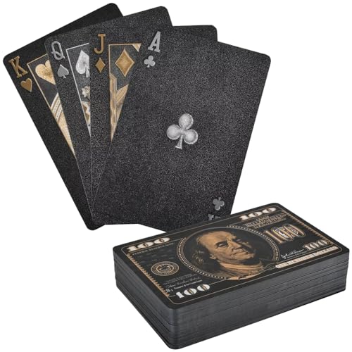 Rhode Island Novelty Black Foil $100 Bill Playing Cards von Rhode Island Novelty