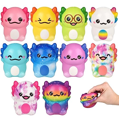 Rhode Island Novelty Squish Axolotl 8.3 cm 12 Pack von Rhode Island Novelty