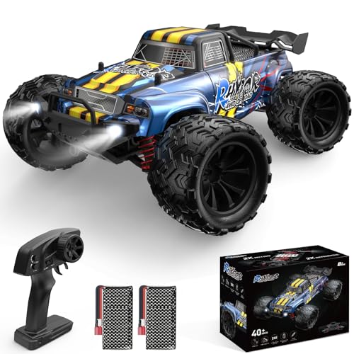Ferngesteuertes Auto 40KM/H 1:16 RC Auto, 4WD Crawler Monstertruck für Erwachsene und Kinder 8+, RC Buggy mit Präzisionssteuerung, Ideal für Rennen und Offroad-Abenteuer von Rhybor
