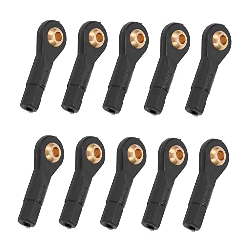 10 Stück RC Tile Tile Ball Heads, Kunststoff M3 Tie Tile End Ball für 1/10, 1/12 ferngesteuerte Autos 10 Stück RC Tile Tile Ball Heads, Kunststoff M3 Tie Tile End Ball für 1/10, 1/12 ferngesteuerte Autos von RiToEasysports
