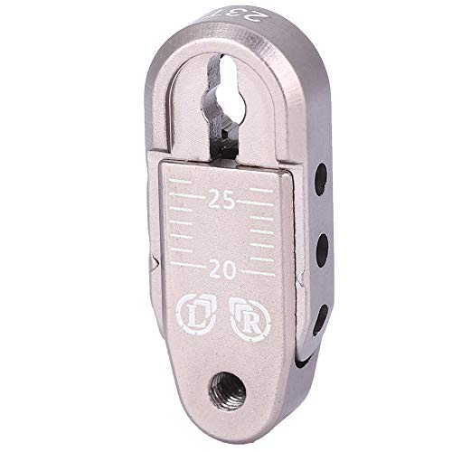 23T Servolenkarm, Aluminiumlegierung, Eloxierte Farbe, Verstellbare Länge, Kompatibel mit SCX10 HPI Arm für 1/8 1/10 RC-Automodell (grey) von RiToEasysports