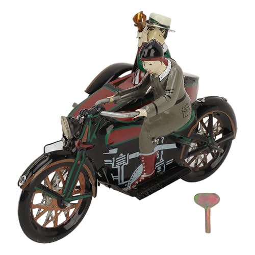 3-rädriges Motorradspielzeug, Nostalgisches Thema, Personalisierte Ornamente, Kreative Geschenke, Blechspielzeug, Vintage-Sammlerstück für Jungen und Mädchen von RiToEasysports