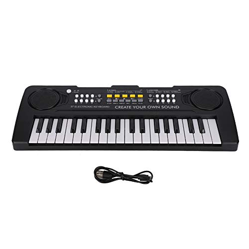 37-Key-Elektroklavier, Mini Doppelreihe Keyboard-Musikinstrumentenspielzeug für Singen oder Draußen (BF-420) von RiToEasysports