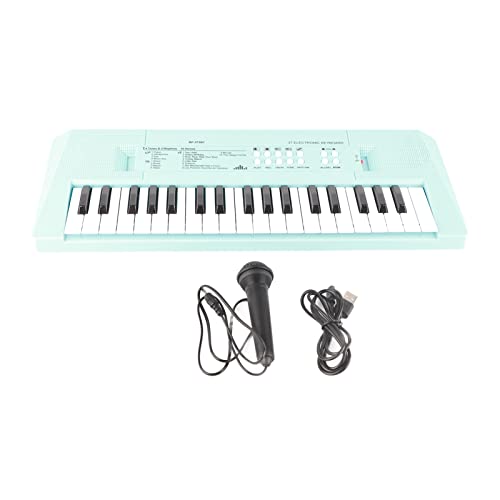 37 Tasten Keyboard Klavier, Elektrische Tastatur Mit Mikrofon und Aufnahmefunktion Geschenk für Kinder Über 3 Jahre von RiToEasysports