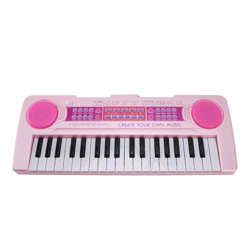 37 Tasten Kinder-Keyboard-Klavier, Elektronisches Digitalpiano mit 16 Rhythmen und 16 Klangfarben für Kinder, Jungen, Mädchen, Anfänger von RiToEasysports