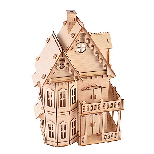 3D-Holzpuzzle, Villa-Modell, Lernspielzeug für und Erwachsene 3D-Holzpuzzle, Villa-Modell, Lernspielzeug für und Erwachsene von RiToEasysports