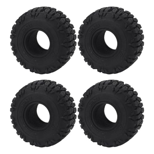 4PCS 1.0 RC Gummireifen Set - Verbesserter Grip, Leicht und Flexibel - Passend für AXIAL SCX24 1/24, 1/18 und mehr 4PCS 1.0 RC Gummireifen Set - Verbesserter Grip, Leicht und Flexibel - Passend für AXIAL SCX24 1/24, 1/18 und mehr von RiToEasysports