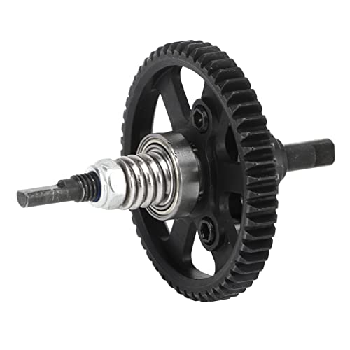 Differential-Rutschkupplung, 54T Aluminium-Stahl-Differenzialgetriebe-Rutschkupplung für Traxxas Slash 4x4 1/10 RC-Auto (Schwarz) von RiToEasysports