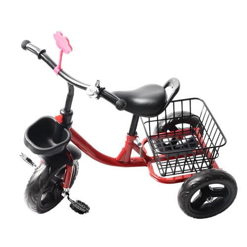 Dreirad, Kindertagesstätte -Dreirad -Pedal -Trike mit Pedal -Aufbewahrungskorb für Jungen und Mädchen Dreirad, Kindertagesstätte -Dreirad -Pedal -Trike mit Pedal -Aufbewahrungskorb für Jungen und Mädchen von RiToEasysports