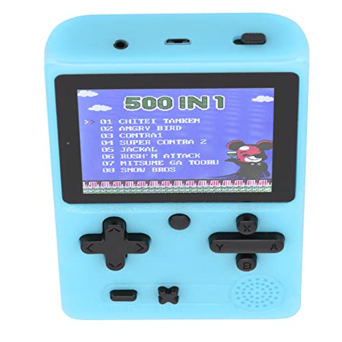 Handheld-Spielekonsole, Tragbare Spielekonsole mit 10.000 Spielen, Handheld-Videospiel-Player mit 3-Zoll-Bildschirm fürund Erwachsene (Blue) von RiToEasysports