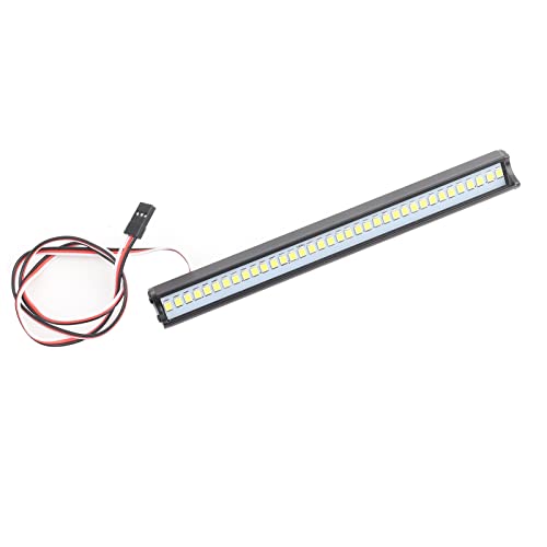 RC -Auto -Dachregal, Metall RC Dachträger Gepäckschale mit LED -Licht für Cherokee/SCX10/RC4W/CC01/TF2 1/10 RC -Auto (Lampe) von RiToEasysports