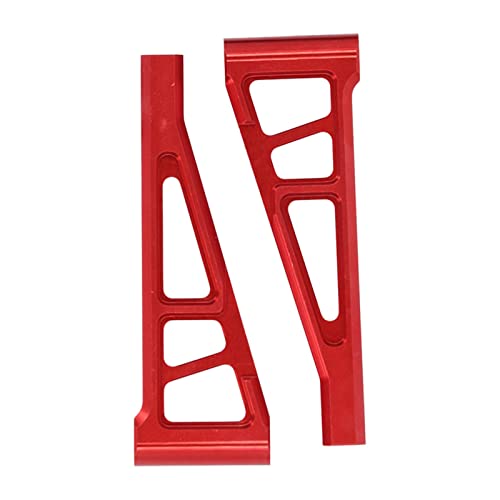 RC Auto Schwingenarm, Aluminiumlegierung RC Front Top Swing Arm Vorne Oberer Querlenker Für Leichte RC Car ARRMA 1/7 1/8 RC Car (Rot) von RiToEasysports