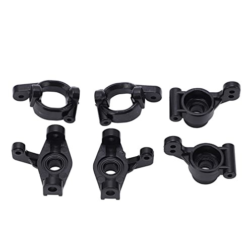 RC Car Wearing Parts Set, Plastic RC Rear C Blocks Steering Cup Hinterachsträger Ersatz für WLtoys 144001 1/14 RC Car RC Teile und Zubehör Schwarz von RiToEasysports