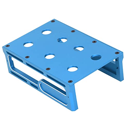 RiToEasysports RC Auto Reparaturstation, Aluminiumlegierung, für 1/8 und 1/10 RC Truck, Blau von RiToEasysports