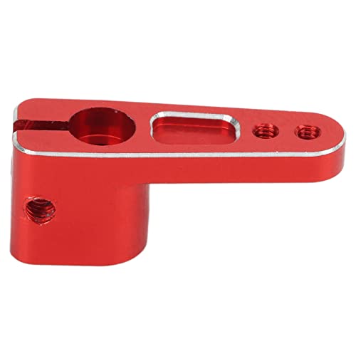 RC Servo Horn, Aluminiumlegierung Metall 15T RC Car Servo Arm Lenkservo Horn Ersatz für AXIAL SCX24 1/24 Car Upgrade Part Zubehör(Rot von RiToEasysports