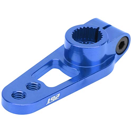 RC Servoarm, 25T Lenkgetriebearm Servoarm Lenkarm Server für 1/8 1/10 RC Car Kompatibel mit RC Car(Blau) Zubehör Für Modellautos Modellspielzeug von RiToEasysports