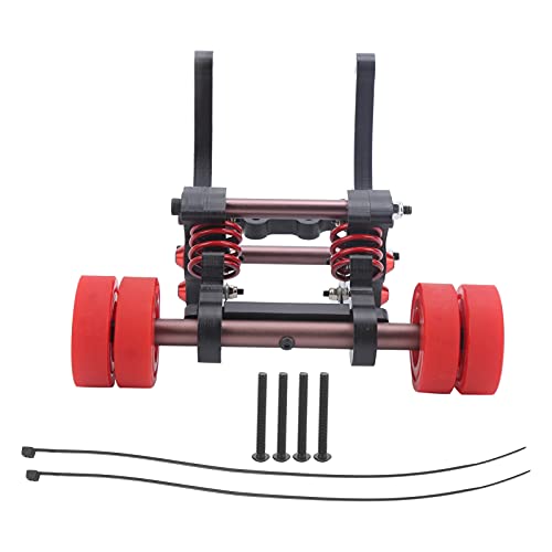 RC Vierradfeder HeadUp, Radfeder-Upgrade-Teile Kompatibel mit 1/5 RC Trucks (Rot) von RiToEasysports