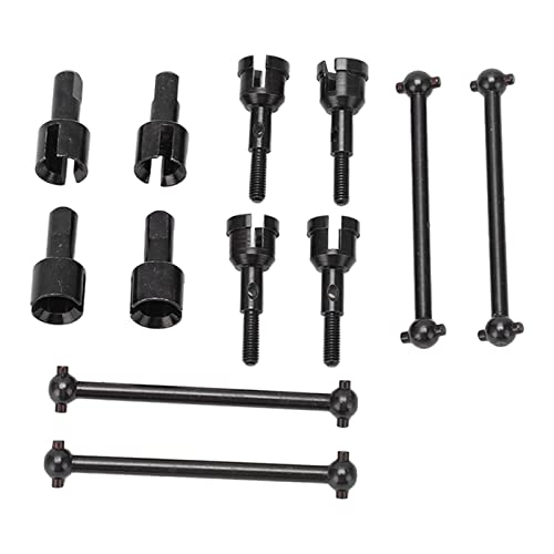 1/18 RC Auto Zubehör, RC Antriebswelle Dogbones Adapter und RC Diff Cup Gelenk und RC Auto Achse Ersatz für WLtoys A949 A959 A969 A979 K929 und Andere 1/18 RC Auto(Schwarz) von RiToEasysports