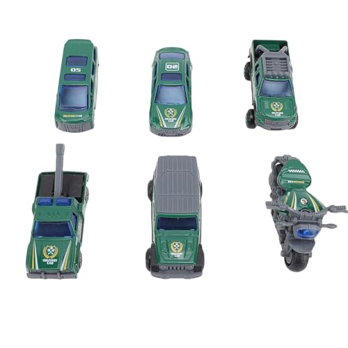 RiToEasysports 1:64 Metallspielzeugautos, 6 Detaillierte Miniaturfahrzeuge mit Authentischen Designs, Premium -Set für Spiel und Display, Langlebige Konstruktion, Genaue Proportionen, Ideal für (Typ von RiToEasysports