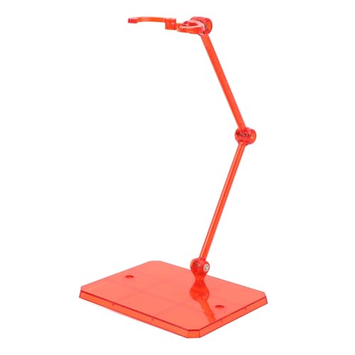 RiToEasysports 10 Sets Dollhalter, Flexibler Stabilitätsstand für 6 -Zoll -Modellanzeige (Transparentes Rot) von RiToEasysports