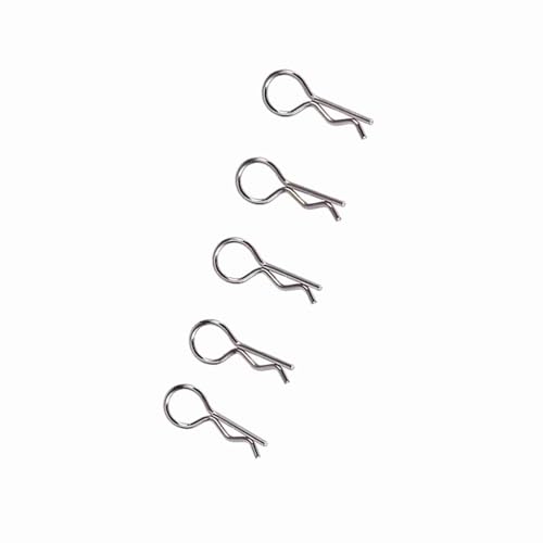 RiToEasysports 100 Pcs Langlastende Robuste Shell Clip Pin -Model -Karosserie Clips für Fernsteuerungspuren Spielzeugfans von RiToEasysports
