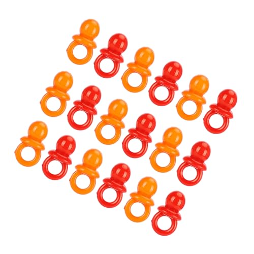 RiToEasysports 100pcs Farb Acryl -Schnuller -Babyspielzeug, Schöner Mini Schnuller für Geburtstagsfeierdekoration (Echte Farbfarbe gemischte Farbe) von RiToEasysports