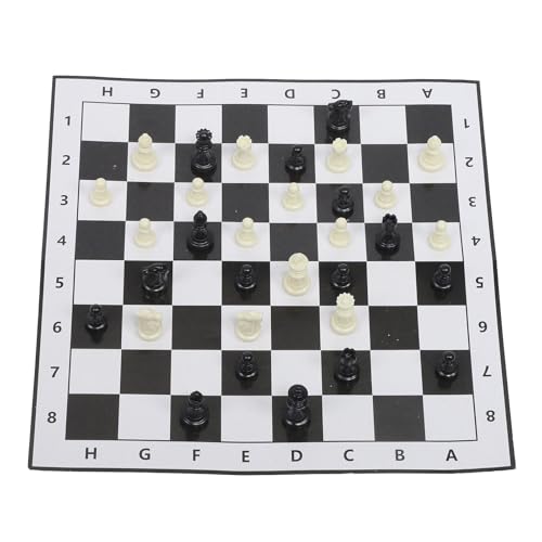 RiToEasysports 13 -Zoll -Falten -Internationales Schach -Set, Turnier -Roll -Up -Schachbrettspiel mit 32 Teilen Schachmännern für und Erwachsene von RiToEasysports