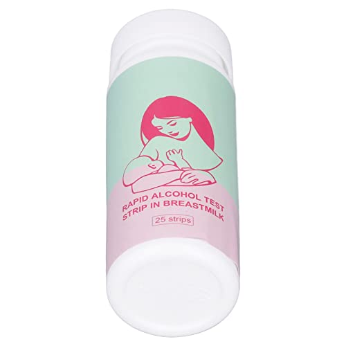 RiToEasysports 25 Stück Muttermilch-Teststreifen, Genaue, Schnelle Muttermilch-Erkennungsstreifen mit Flaschen-Stilleinlagen für das Stillen von Müttern von RiToEasysports