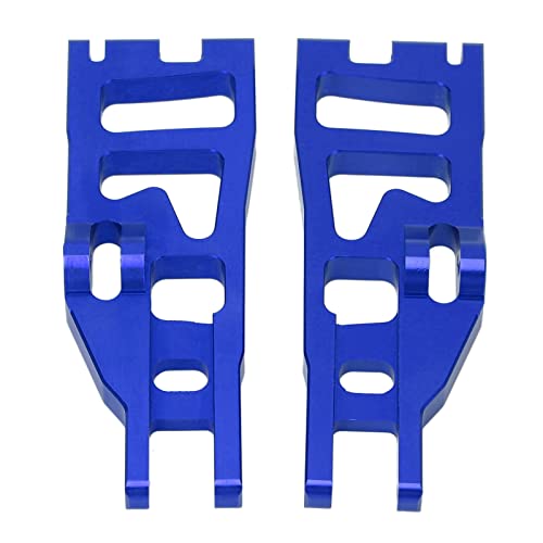 RiToEasysports 2pcs RC -Auto -Federung Arm, Aluminiumlegierung Vorderer Heckschwung Arm für 1/6 für RC -LKW (Dunkelblau) von RiToEasysports