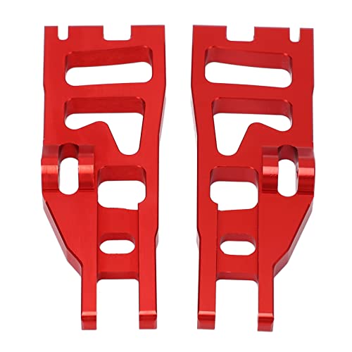 RiToEasysports 2pcs RC -Auto -Federung Arm, Aluminiumlegierung Vorderer Heckschwung Arm für 1/6 für RC -LKW (Rot) von RiToEasysports