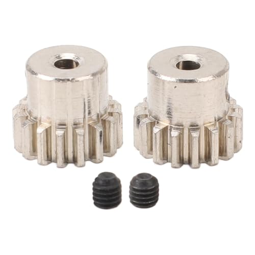RiToEasysports 2pcs RC -Auto Motor Zahnrad, 16T -Stahlritzer M0.6 Precision Bürstloser Ritzelmotor Getriebe für 1/12 1/16 RC -Autos 370/380/390 Motoren RiToEasysports 2pcs RC -Auto Motor Zahnrad, 16T -Stahlritzer M0.6 Precision Bürstloser Ritzelmotor Getriebe für 1/12 1/16 RC -Autos 370/380/390 Motoren von RiToEasysports