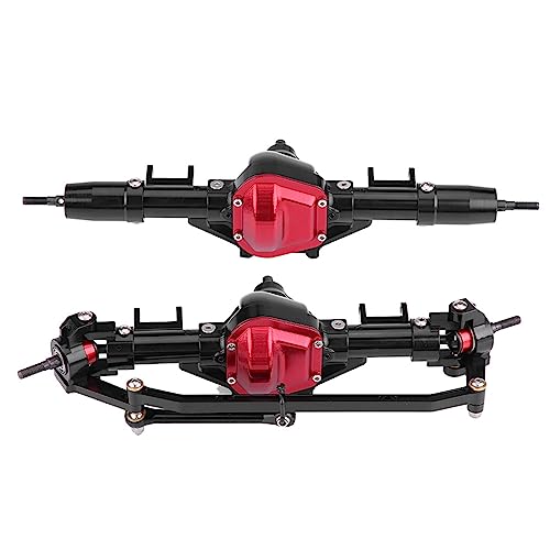 RiToEasysports 2pcs RC Vordere Hinterachse, Vordere Heckwelle Ersatzteile für Axiale SCX10 D90 1/10 RC -Auto Skalierungen von RiToEasysports