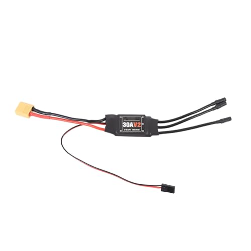 RiToEasysports 30A Bürstenloser ESC, 30A RC Bürstenloser Motor mit XT60 -Stecker 3,5 Mm Weiblicher Stecker für RC Helicopter Flugzeug Multirotor Quadcopter RiToEasysports 30A Bürstenloser ESC, 30A RC Bürstenloser Motor mit XT60 -Stecker 3,5 Mm Weiblicher Stecker für RC Helicopter Flugzeug Multirotor Quadcopter von RiToEasysports