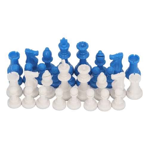 RiToEasysports 32pcs Standard -Schachstücke, Kunststoff Internationales Schach Komplett Set für Schachbrettersatz RiToEasysports 32pcs Standard -Schachstücke, Kunststoff Internationales Schach Komplett Set für Schachbrettersatz von RiToEasysports