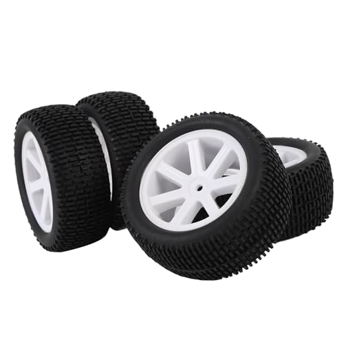 RiToEasysports 4 PCs RC Off -Straßenauto -, Nylon Gummi -Material Scale RC Off -Straßenauto - Universal Fit für 1/12 LKW von RiToEasysports