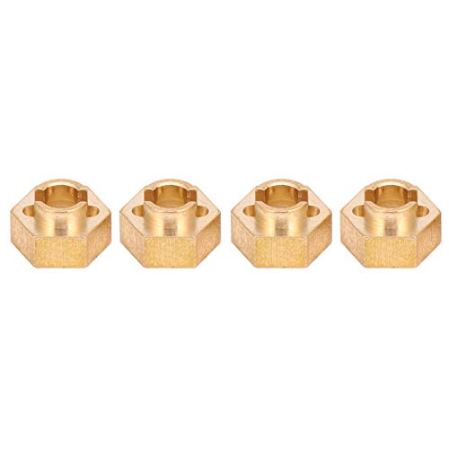 RiToEasysports 4-Teiles Messsing-Radgewicht, 3-mm-messingrad-Sechskantadapter-upgrage-Teile, Kompatibel Mit Axialem Scx24 90081 1/24 RC-Auto Zubehr-Modellautos RiToEasysports 4-Teiles Messsing-Radgewicht, 3-mm-messingrad-Sechskantadapter-upgrage-Teile, Kompatibel Mit Axialem Scx24 90081 1/24 RC-Auto Zubehr-Modellautos von RiToEasysports