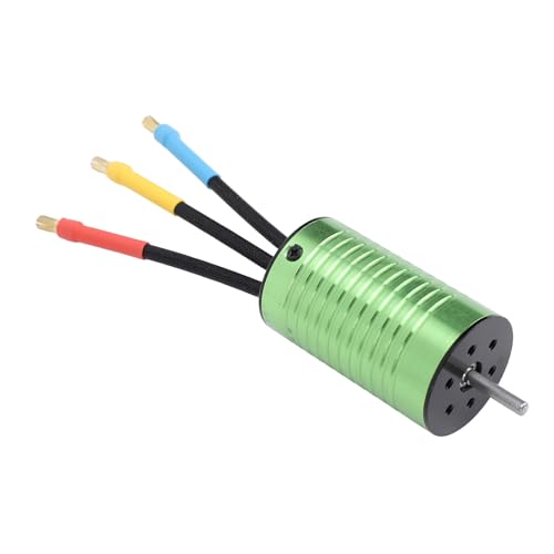 RiToEasysports 4000 -kV -bürstenloser Motor, RC -Modell Upgrade Teil Fernbedienungsauto -Motor mit Premium -Leistung für SCY 16101 16102 RC -Auto von RiToEasysports