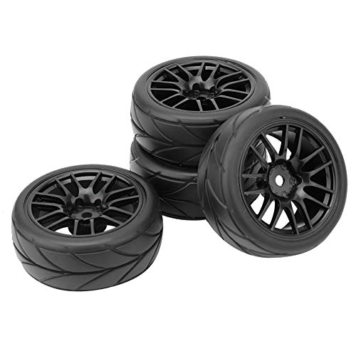 RiToEasysports 4PCS RC Racing Wheels, 1/10 auf Dem Straßenauto Wheel Rand und Gummi -Reifen, für HSP HPI 9068 6081 Car Reifen RiToEasysports 4PCS RC Racing Wheels, 1/10 auf Dem Straßenauto Wheel Rand und Gummi -Reifen, für HSP HPI 9068 6081 Car Reifen von RiToEasysports