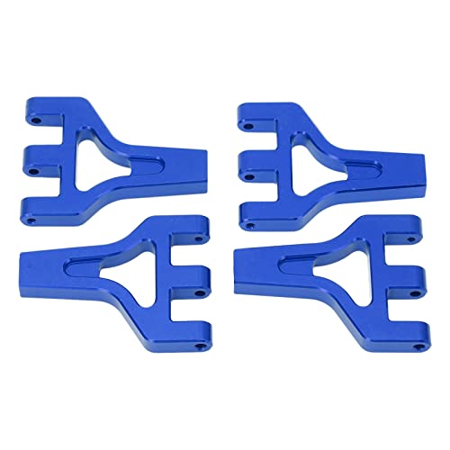 RiToEasysports 4pcs RC -Auto -Suspensionsarm, Aluminiumlegierung Vorderer Schwung Arm für 1/6 für Modellauto (Dunkelblau) von RiToEasysports