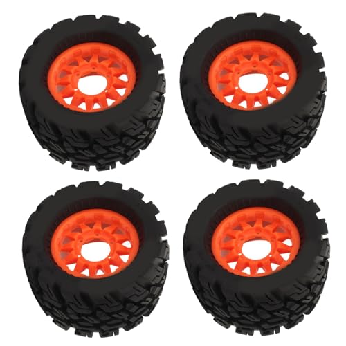 RiToEasysports 4pcs RC -Reifen, Plastikkautschuk Verdickte RC -Autorreifen für 1/8 1/10 Fernbedienungsauto von RiToEasysports