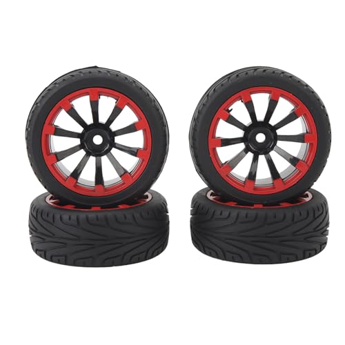 RiToEasysports 4pcs RC - Reifen, Starke Polsterung von RC -Autorreifen 12 Mm Sechskant RC - und Off -Straßenreifen für Axial für HSP für für für HPI 1/10 RC -Automodell RiToEasysports 4pcs RC - Reifen, Starke Polsterung von RC -Autorreifen 12 Mm Sechskant RC - und Off -Straßenreifen für Axial für HSP für für für HPI 1/10 RC -Automodell von RiToEasysports