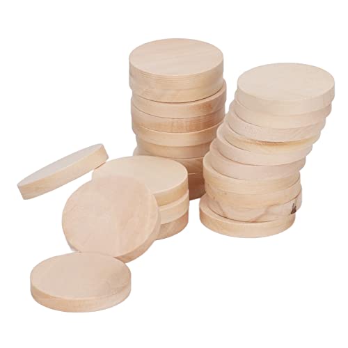 RiToEasysports 50pcs Runde Holzausschnitte Glänzende Robuste Holzchips Zum Handwerk und Tags Platane Wood 1,2 Zoll Unvollendeten DIY mit Praktischen Fähigkeiten RiToEasysports 50pcs Runde Holzausschnitte Glänzende Robuste Holzchips Zum Handwerk und Tags Platane Wood 1,2 Zoll Unvollendeten DIY mit Praktischen Fähigkeiten von RiToEasysports