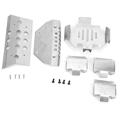 RiToEasysports 6 Teile/Satz RC VORNE HINTEN Chassis Panzerschutzlatte, Edelstahl Unterfahrschutz Kompatibel MIT G63 6 Rad RC Auto ModellSpielzeugie RiToEasysports 6 Teile/Satz RC VORNE HINTEN Chassis Panzerschutzlatte, Edelstahl Unterfahrschutz Kompatibel MIT G63 6 Rad RC Auto ModellSpielzeugie von RiToEasysports