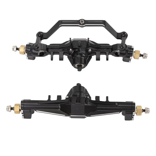 RiToEasysports Achse, Aluminium -Legierung RC -Auto Vorne Achse Heckset Elektrophoretische Beschichtungsanordnung für 1/18 RC Crawler Car von RiToEasysports