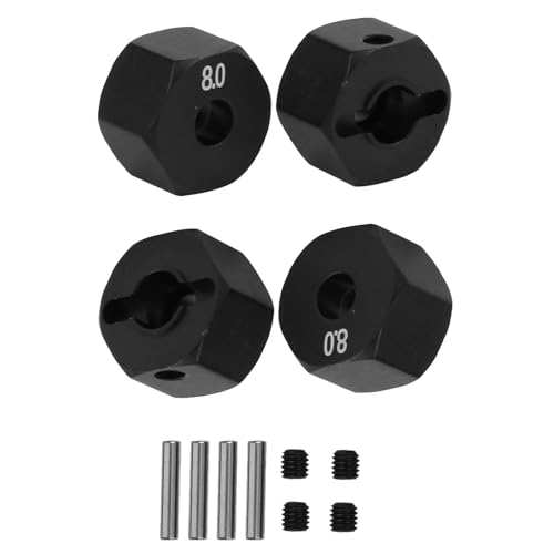 RiToEasysports Aluminium -Leichtmetallrad -Hub Hub Upgrade Teil für SCX10 90046 90047 RR10 RC Crawler, Hochwertiger Ersatz für eine Verbesserte Leistung, Geeignet für RC Auto Enthusiasten (8,0 mm) von RiToEasysports