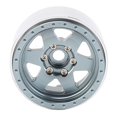 RiToEasysports Aluminiumlegierung RC Car Wheels Rim, RC Crawler Kletterrad Hub Rim für SCX10 -Fahrzeuge (Ti) von RiToEasysports